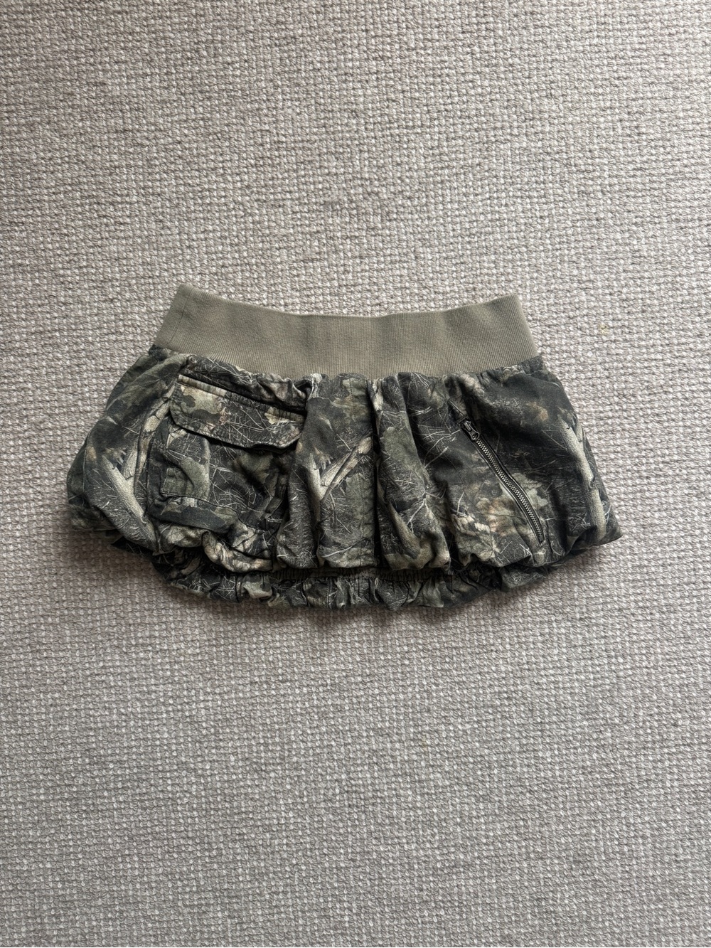Jaded London Olive Green Camo Mini Skirt - Picture 3 of 5